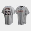 mens detroit tigers 23 kirk gibson gray road jersey jersey