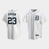 mens detroit tigers 23 kirk gibson white home jersey jersey