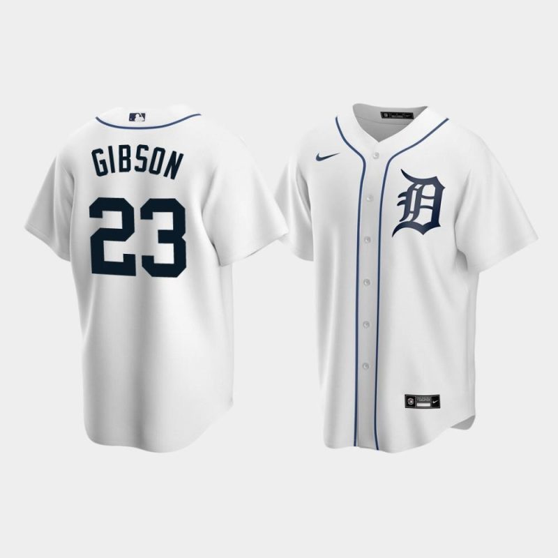 mens detroit tigers 23 kirk gibson white home jersey jersey