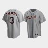 mens detroit tigers 3 alan trammell gray road jersey jersey