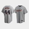 mens detroit tigers 44 daniel norris gray road jersey jersey