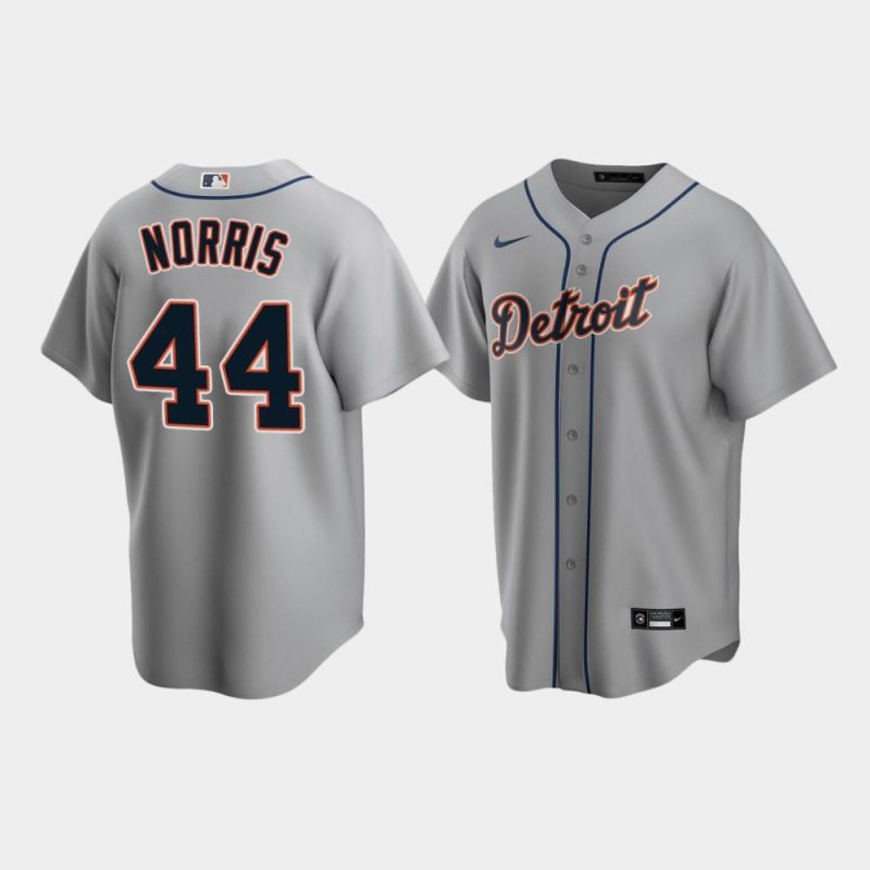 mens detroit tigers 44 daniel norris gray road jersey jersey