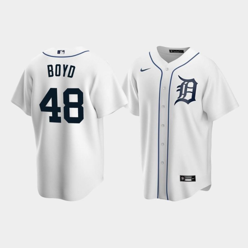 mens detroit tigers 48 matthew boyd white home jersey jersey