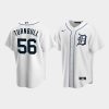 mens detroit tigers 56 spencer turnbull white home jersey jersey