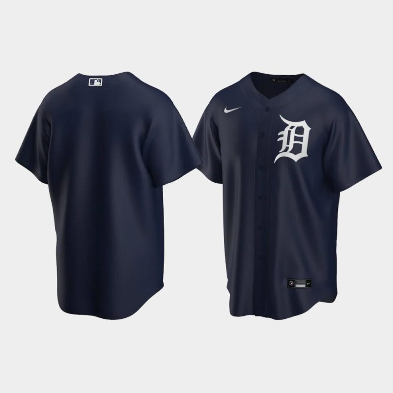 mens detroit tigers alternate navy jersey jersey