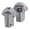 mens houston astros lance mccullers 43 gray 2022 world series jersey