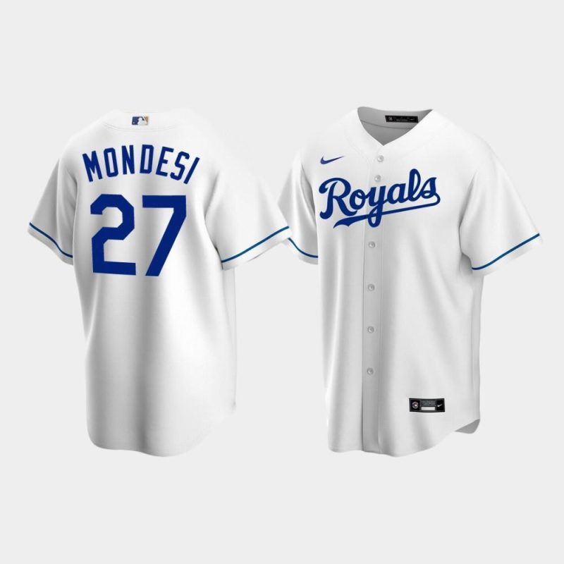 mens kansas city royals 27 adalberto mondesi white home jersey jersey