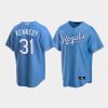 mens kansas city royals 31 ian kennedy light blue alternate jersey jersey