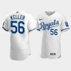 mens kansas city royals brad keller 56 2022 white jersey jersey