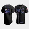 mens kansas city royals brad keller 56 black golden edition holographic jersey jersey