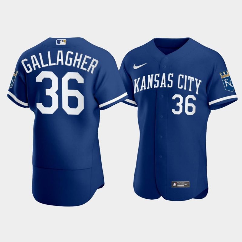 mens kansas city royals cam gallagher 36 2022 blue jersey jersey