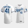 mens kansas city royals carlos santana 41 2022 white jersey jersey