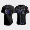 mens kansas city royals jakob junis 65 black golden edition holographic jersey jersey