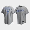 mens kansas city royals maikel franco 7 gray road jersey jersey