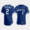 mens kansas city royals michael a taylor 2 2022 blue jersey jersey