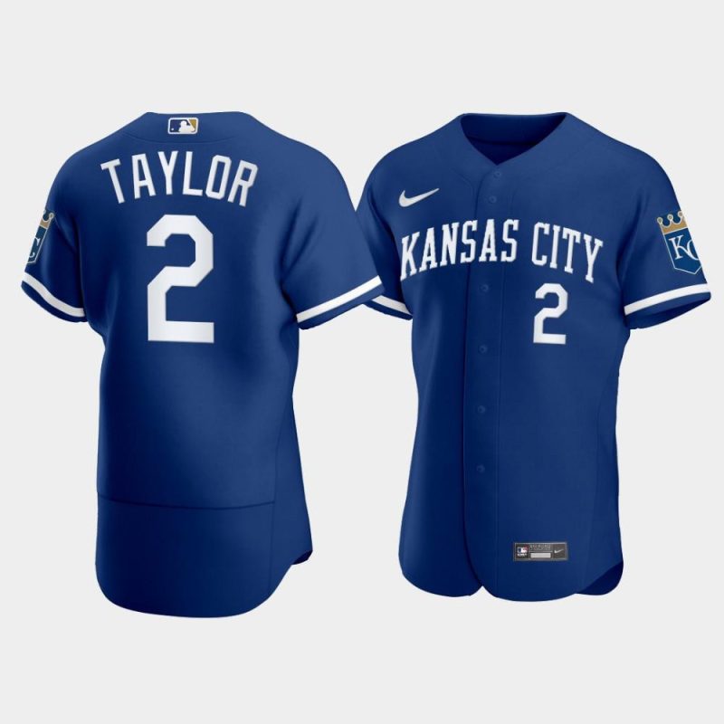 mens kansas city royals michael a taylor 2 2022 blue jersey jersey