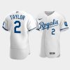 mens kansas city royals michael a taylor 2 2022 white jersey jersey