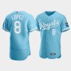 mens kansas city royals nicky lopez 8 2022 powder blue jersey jersey