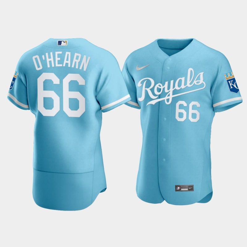 mens kansas city royals ryan ohearn 66 2022 powder blue jersey jersey