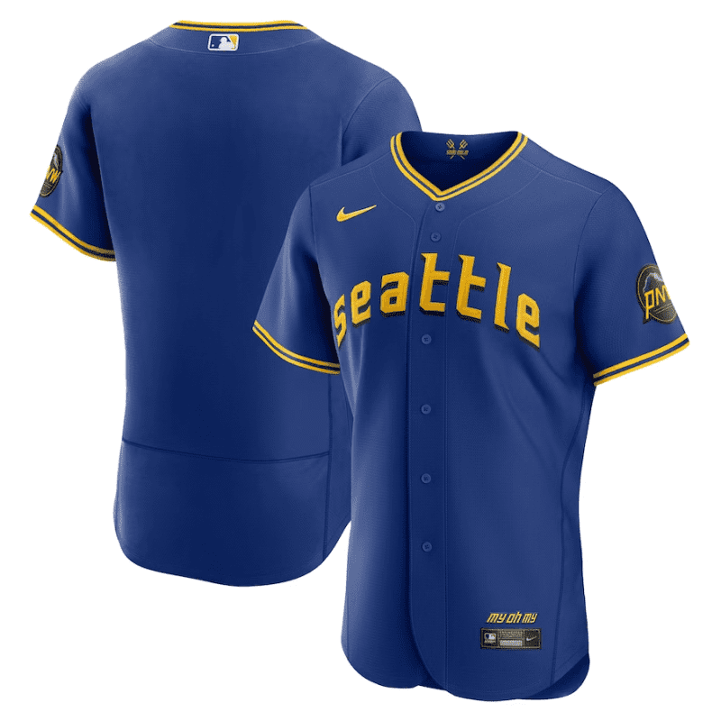 mens seattle mariners royal 2023 city connect elite jersey