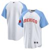 mexico 2023 baseball men jersey white