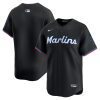 miami marlins alternate limited men jersey black