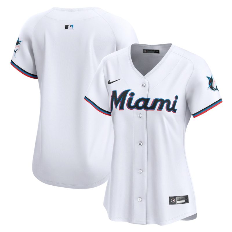 miami marlins womens home limited jersey white