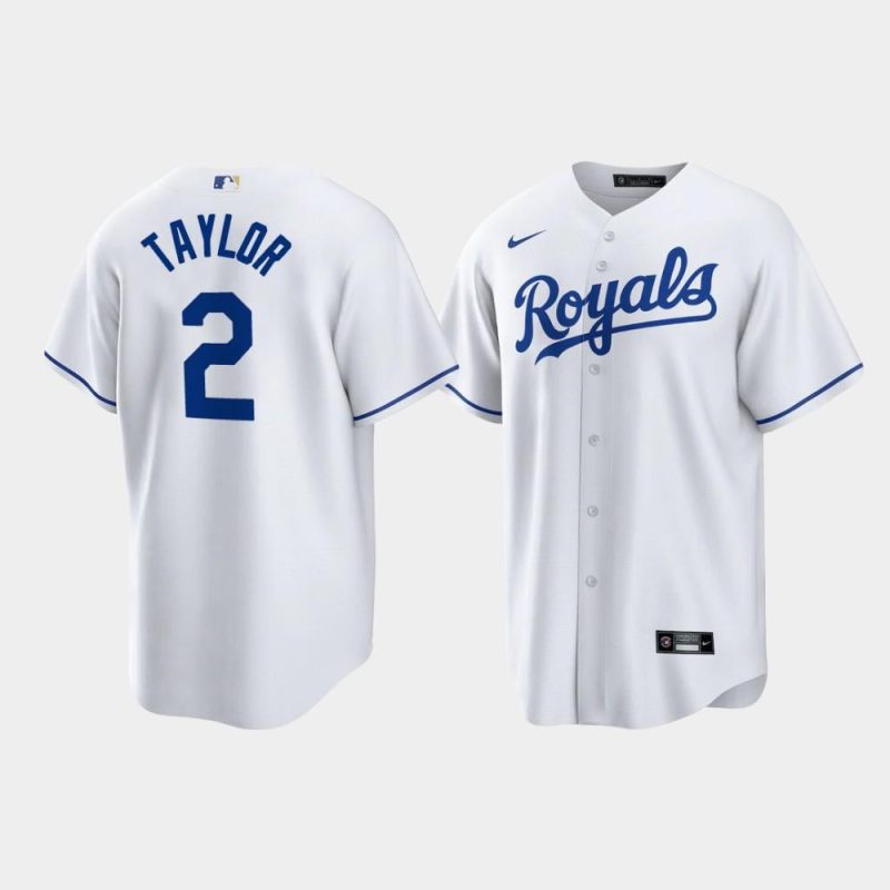 michael a taylor 2 kansas city royals white home player jersey jersey