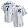 mickey mantle 7 new york yankees cooperstown collection home jersey white