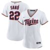 miguel sano 22 minnesota twins womens home player jersey white