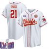 mike edwards 21 kansas city chiefs super bowl lviii baseball men jersey white