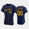 milwaukee brewers 00 custom alternate team navy jersey jersey