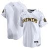 milwaukee brewers alternate limited men jersey white