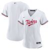 minnesota twins womens home team logo jersey white