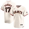 mitch haniger 17 san francisco giants home limited player men jersey cream