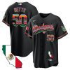 mookie betts 50 los angeles dodgers mexico california map baseball men jersey black