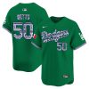 mookie betts 50 los angeles dodgers mexico men jersey green