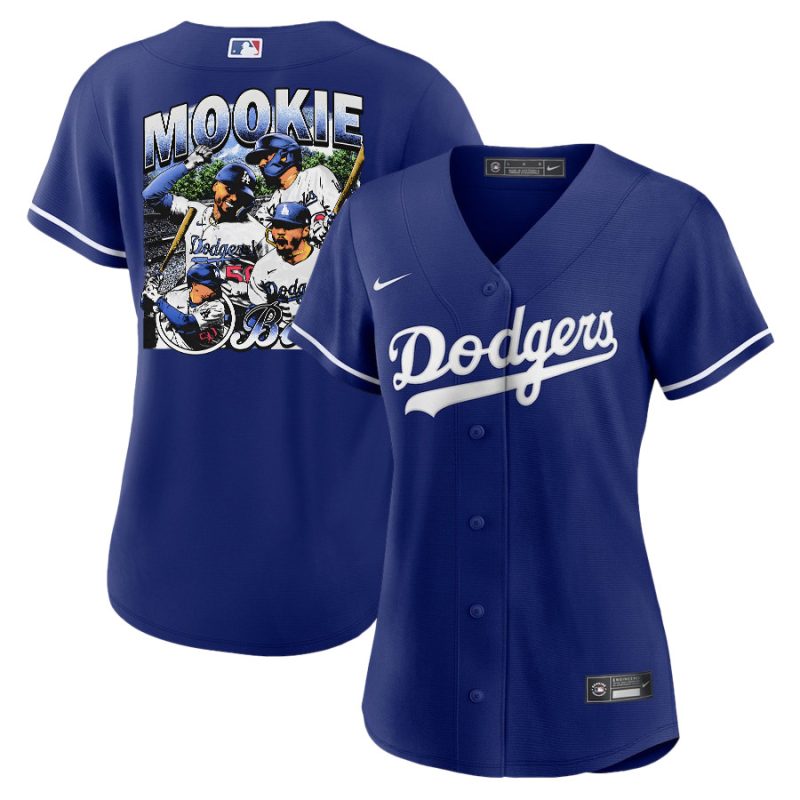 mookie betts 50 los angeles dodgers stadium 2023 alternate player women jersey royal