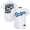 mookie betts 50 los angeles dodgers stadium 2023 home player youth jersey white