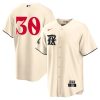 nathaniel lowe 30 texas rangers 2023 city connect game jersey cream