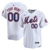 new york mets home limited custom youth jersey white