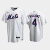 new york mets jett 2022 draft williams 4 white home jersey