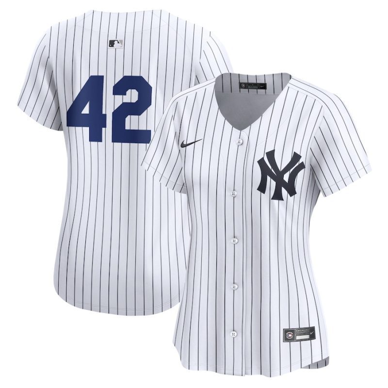 new york yankees 2024 jackie robinson day home limited women jersey white