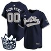 new york yankees biggie smalls custom men jersey navy