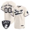 new york yankees jay z custom men jersey cream