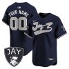 new york yankees jay z custom men jersey navy