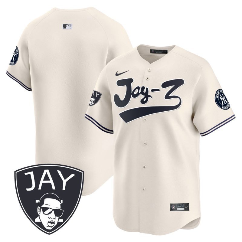 new york yankees jay z men jersey cream