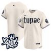 new york yankees tupac shakur men jersey cream