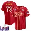 nick allegretti 73 kansas city chiefs super bowl lviii baseball men jersey red