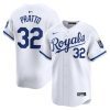 nick pratto 32 kansas city royals home limited player men jersey white